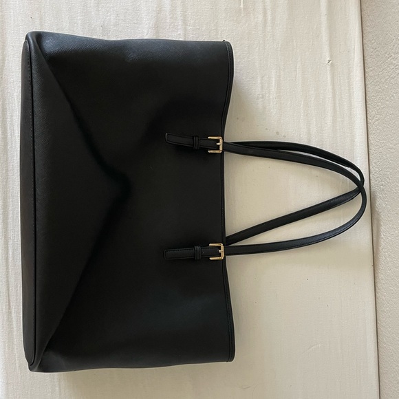 Michael Kors Jet Set Large Saffiano Tote Black - Picture 6 of 6